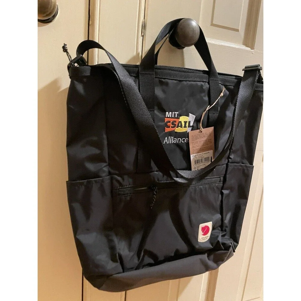 Fjallraven High Coast Totepack Black MIT CSAIL Alliance Backpack Tote 15